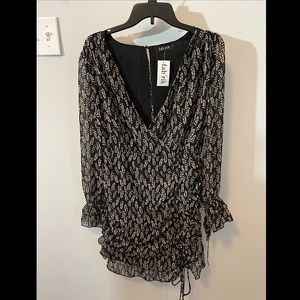 Harlow Ruching Detail Mini Dress by Fabrik